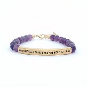 NEW INSPIRE ME BRACELETS women's with god all things are possible bracelet in am